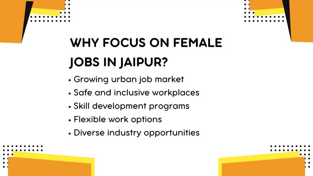 why focus on female