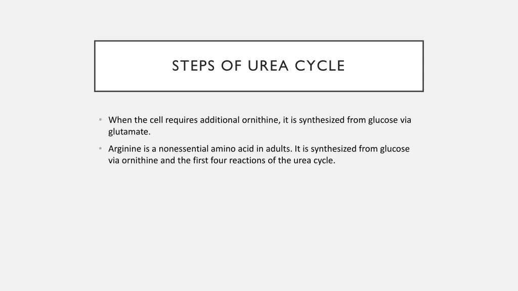 steps of urea cycle 4
