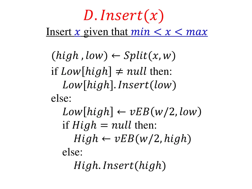 insert given that 1