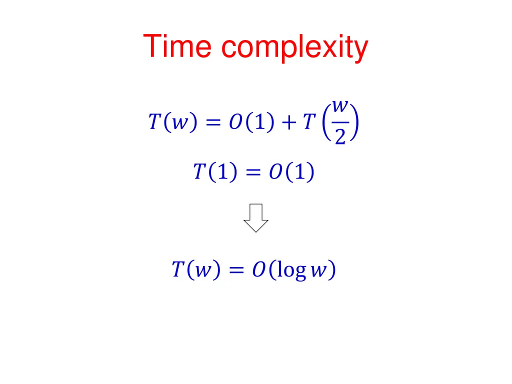 time complexity 1