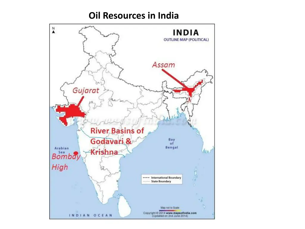 oil resources in india