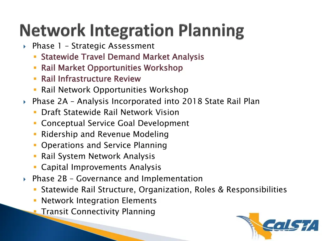 phase 1 strategic assessment statewide travel