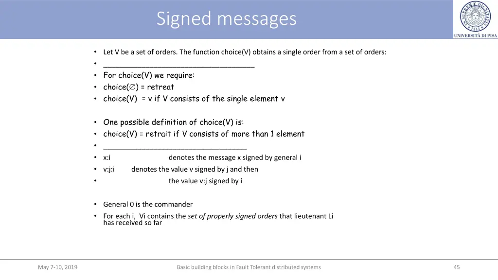 signed messages