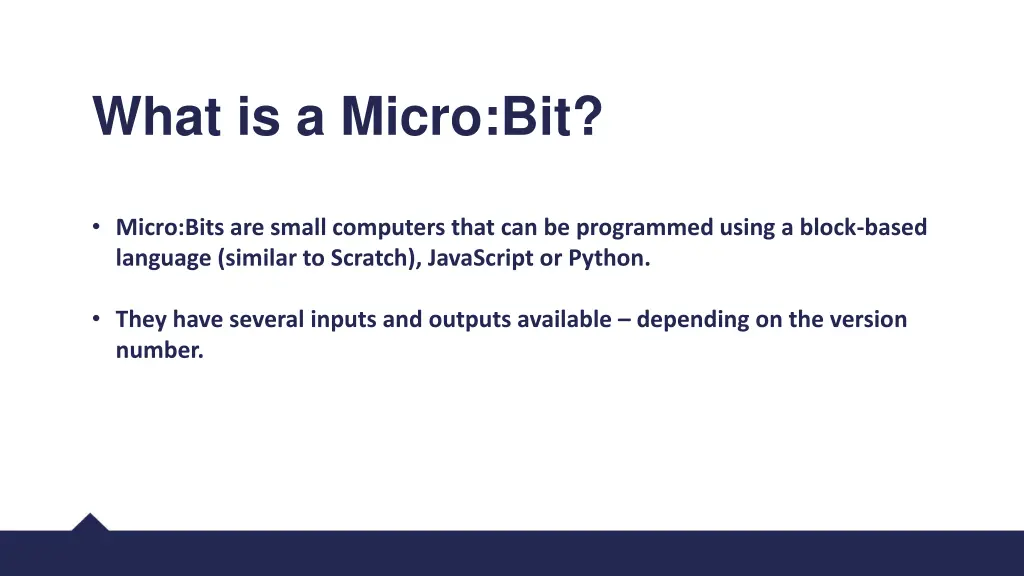 what is a micro bit