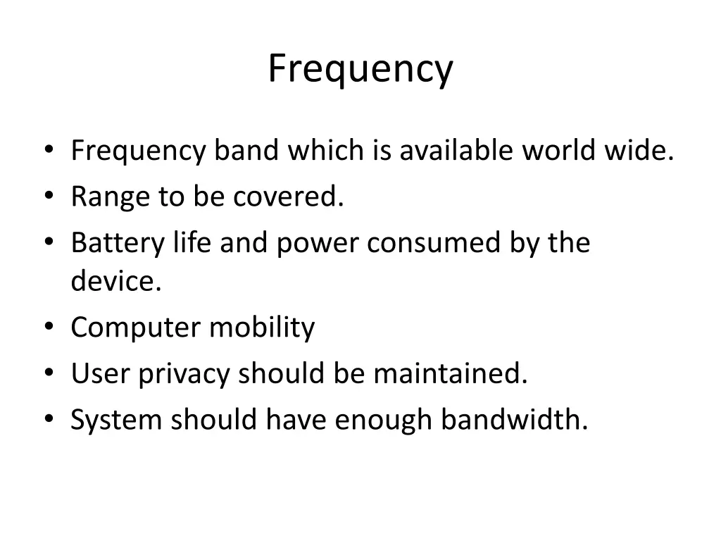 frequency