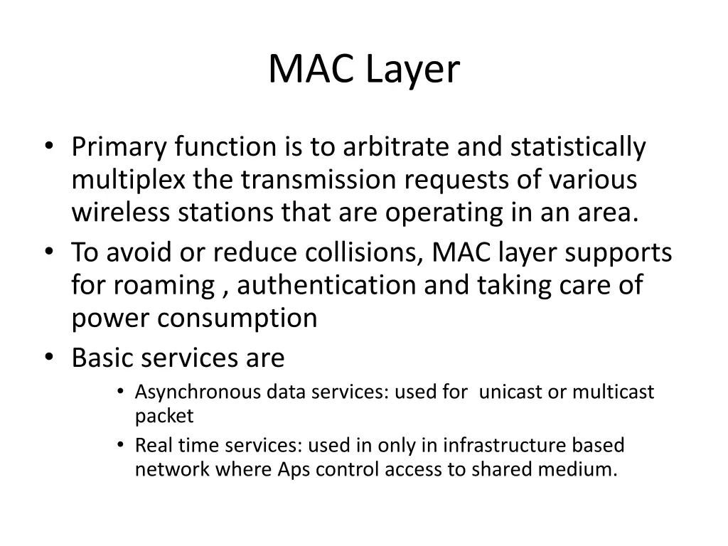 mac layer