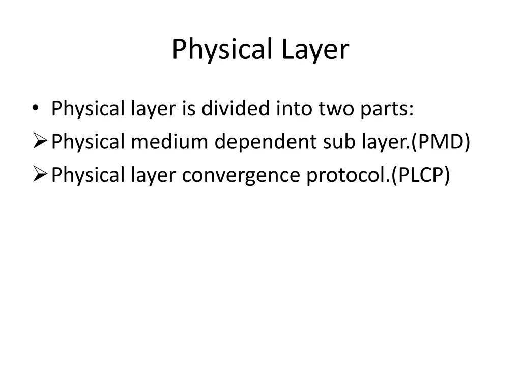 physical layer 1