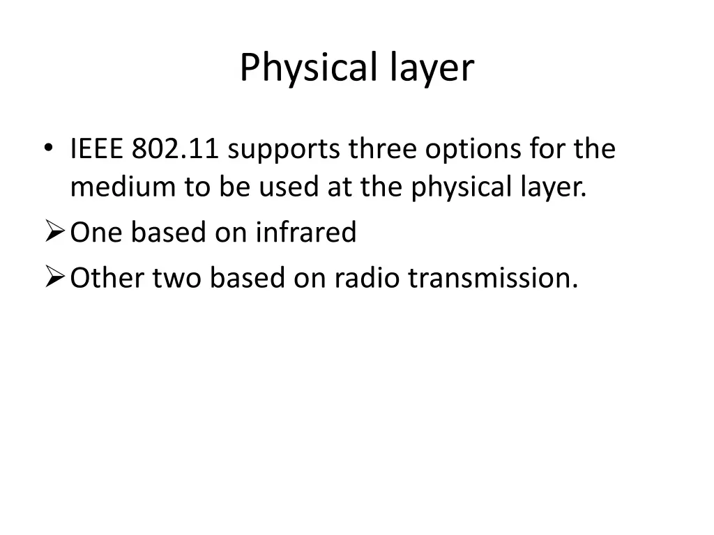 physical layer
