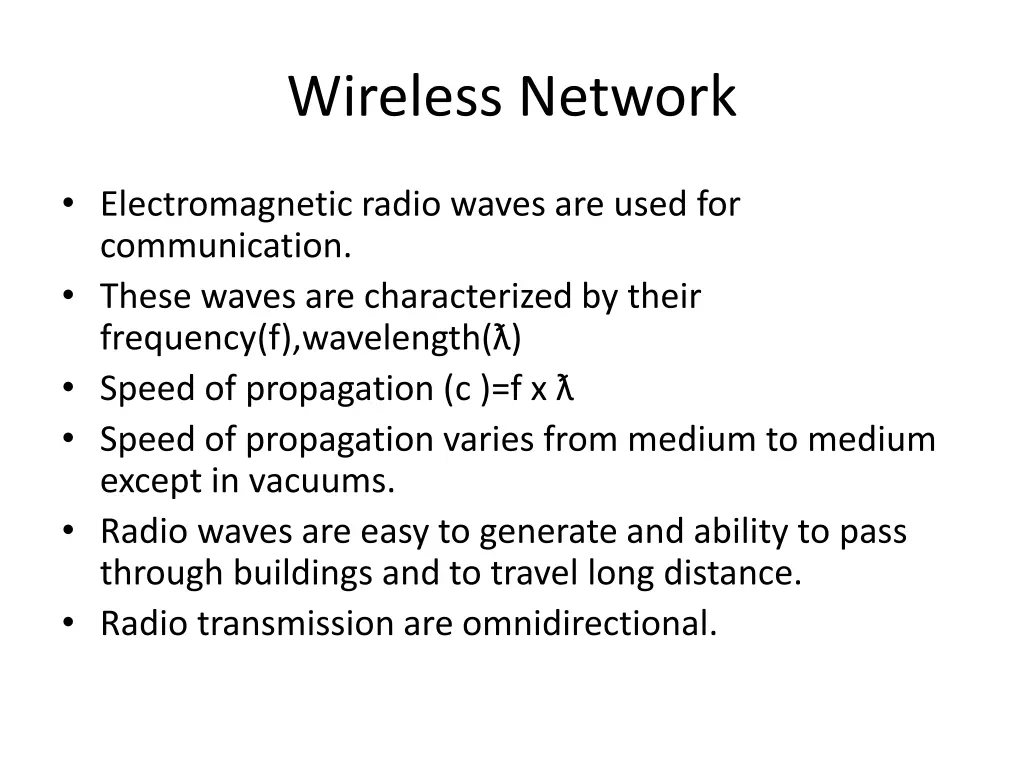 wireless network 1