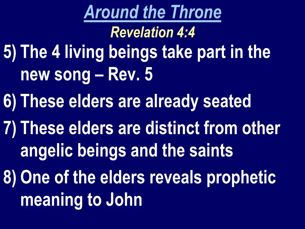 around the throne revelation 4 4 3