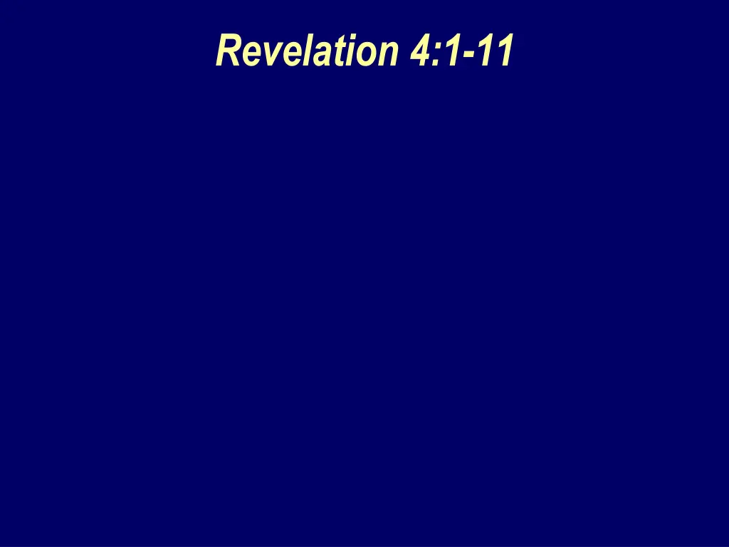 revelation 4 1 11