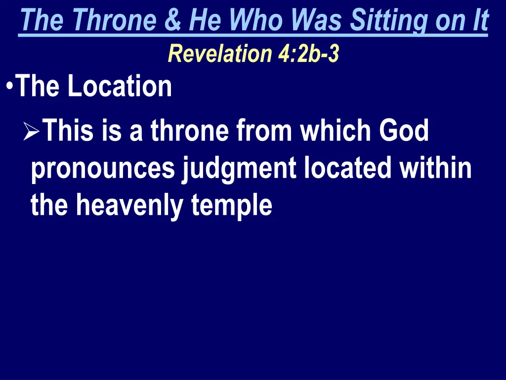 the throne he who was sitting on it revelation