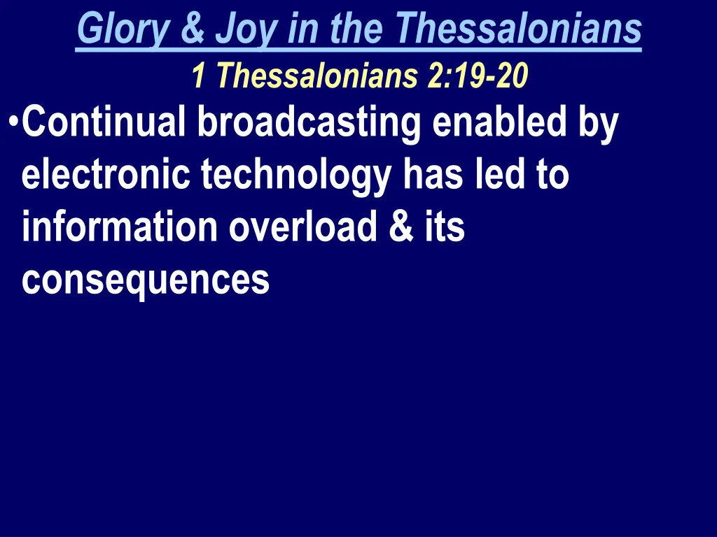 glory joy in the thessalonians 1 thessalonians 3
