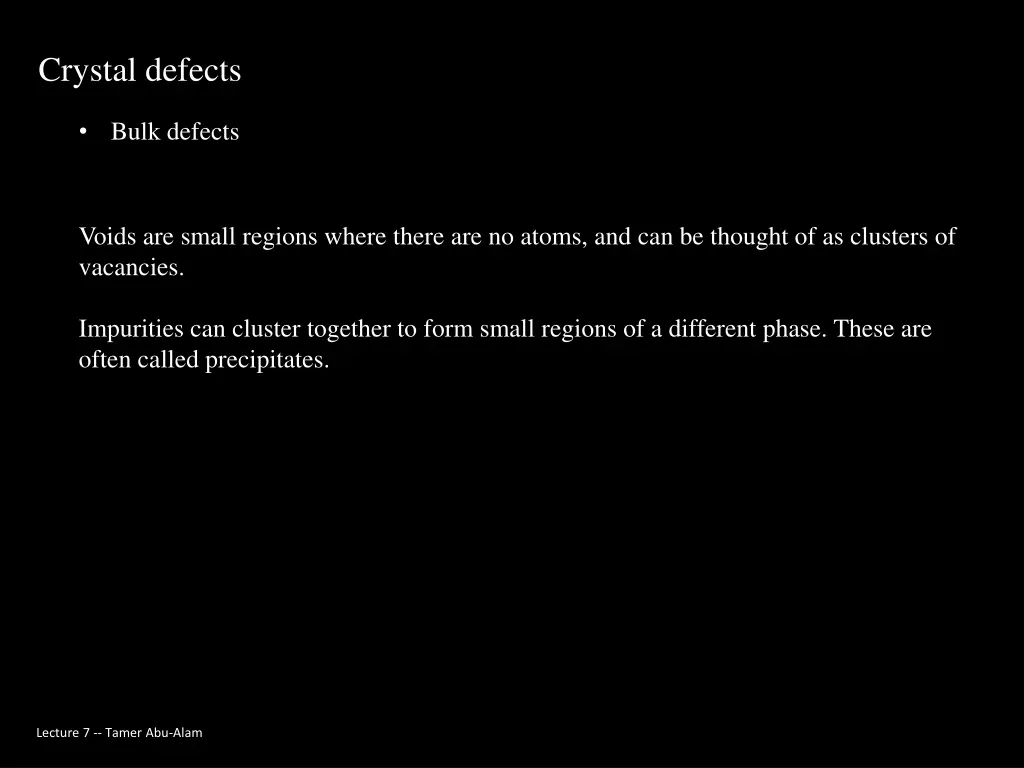 crystal defects 6