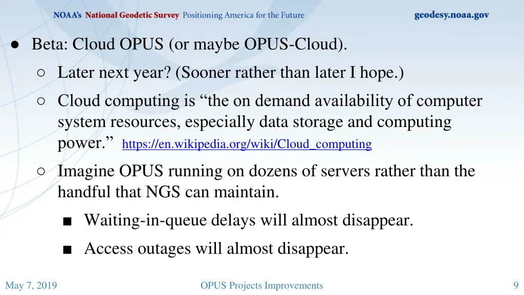 beta cloud opus or maybe opus cloud later next