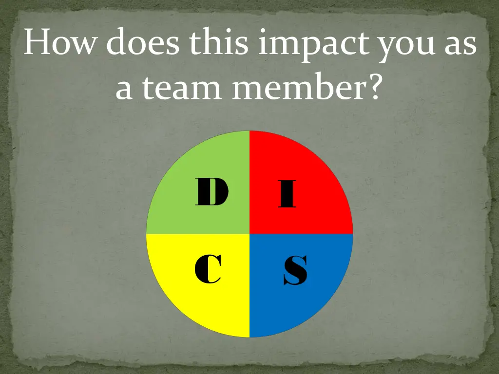 how does this impact you as a team member