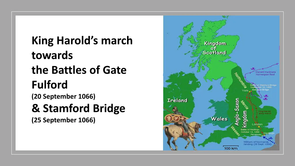 king harold s march towards the battles of gate