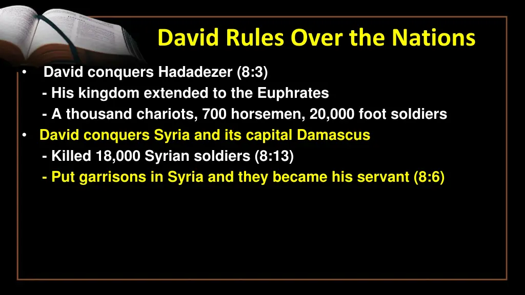 david rules over the nations 14