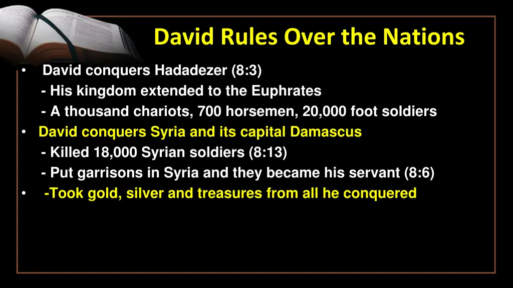 david rules over the nations 15