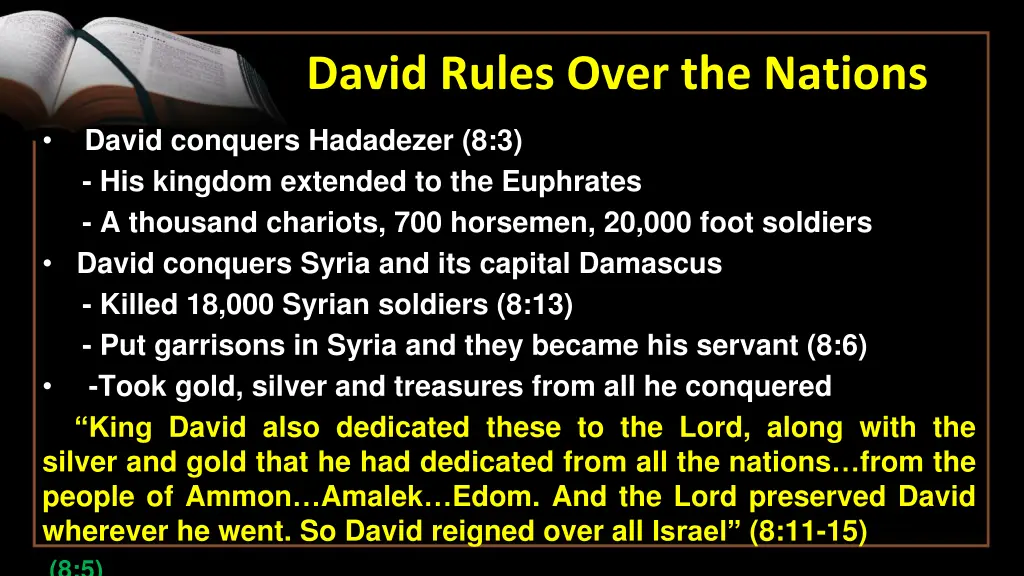 david rules over the nations 16