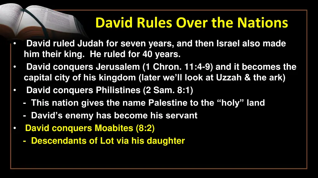 david rules over the nations 6