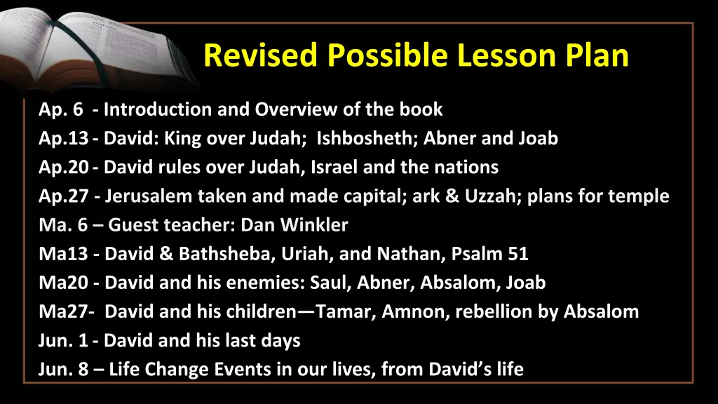 revised possible lesson plan