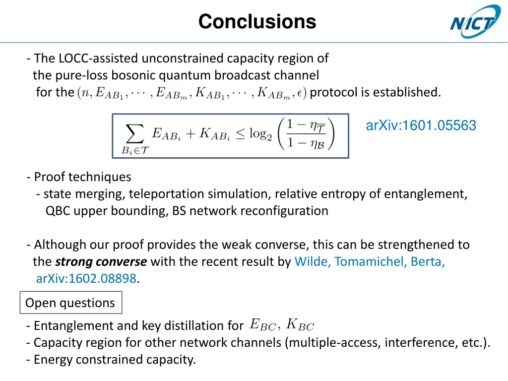 conclusions