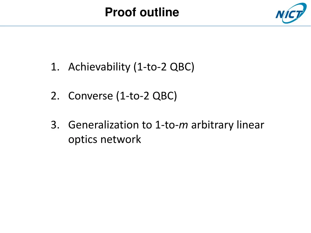 proof outline