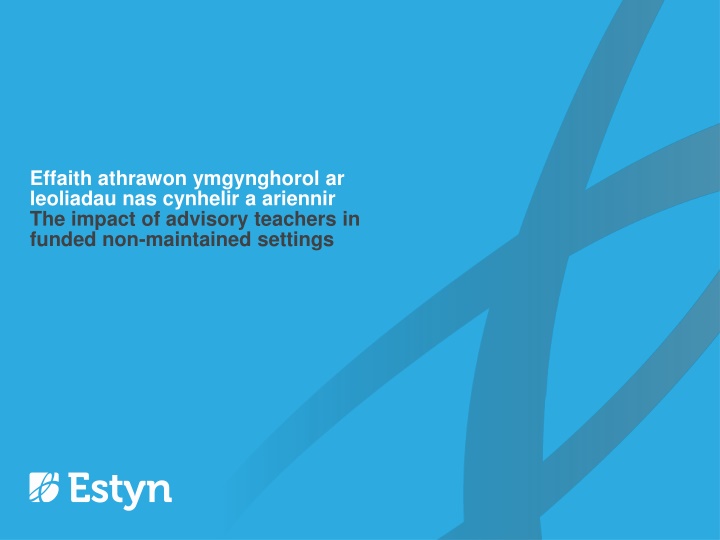 effaith athrawon ymgynghorol ar leoliadau