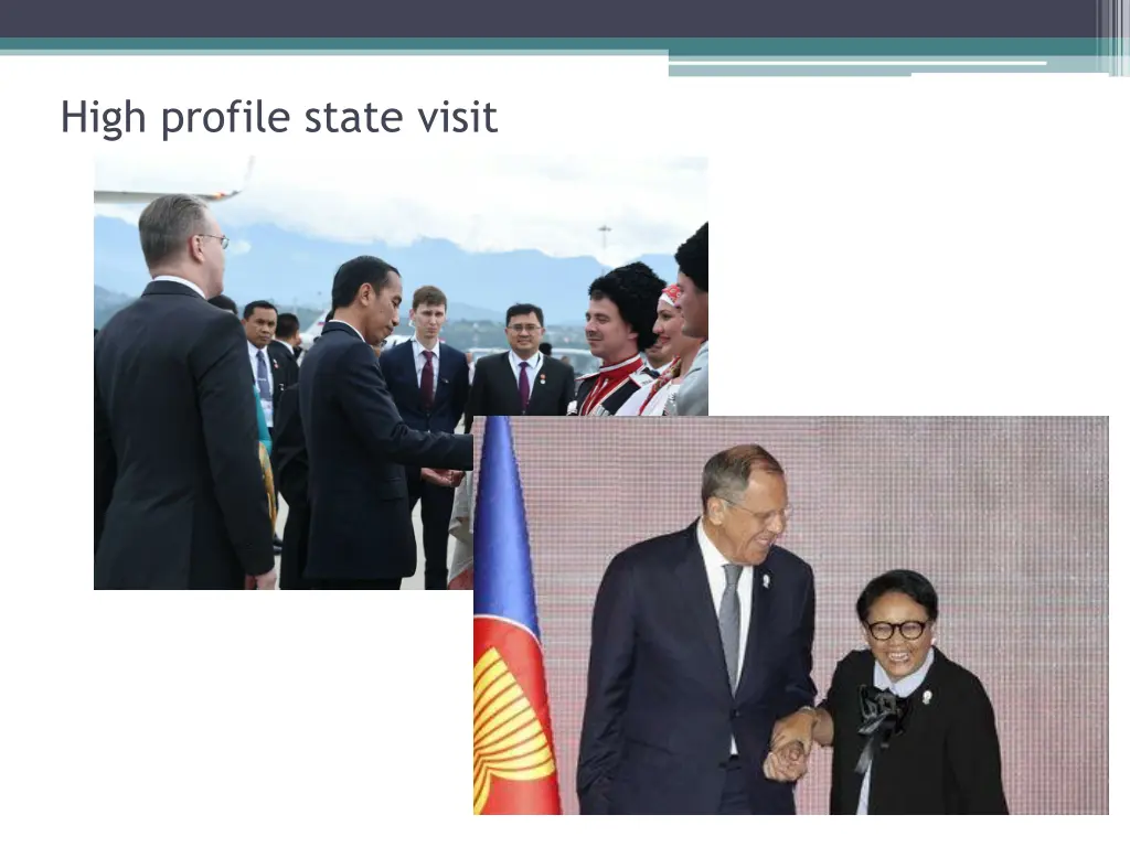 high profile state visit