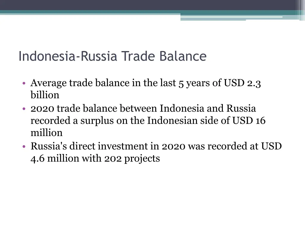 indonesia russia trade balance