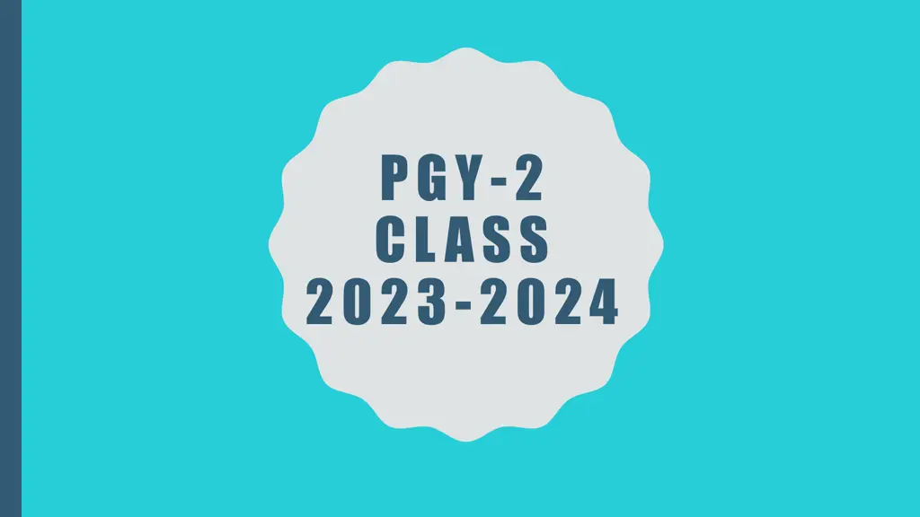 pgy 2 class 2023 2024