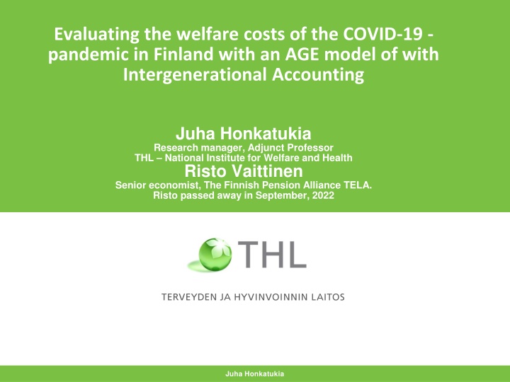 evaluating the welfare costs of the covid