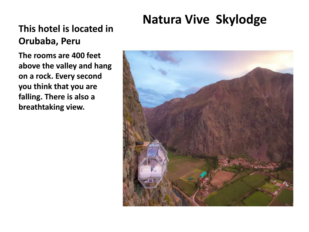 natura vive skylodge