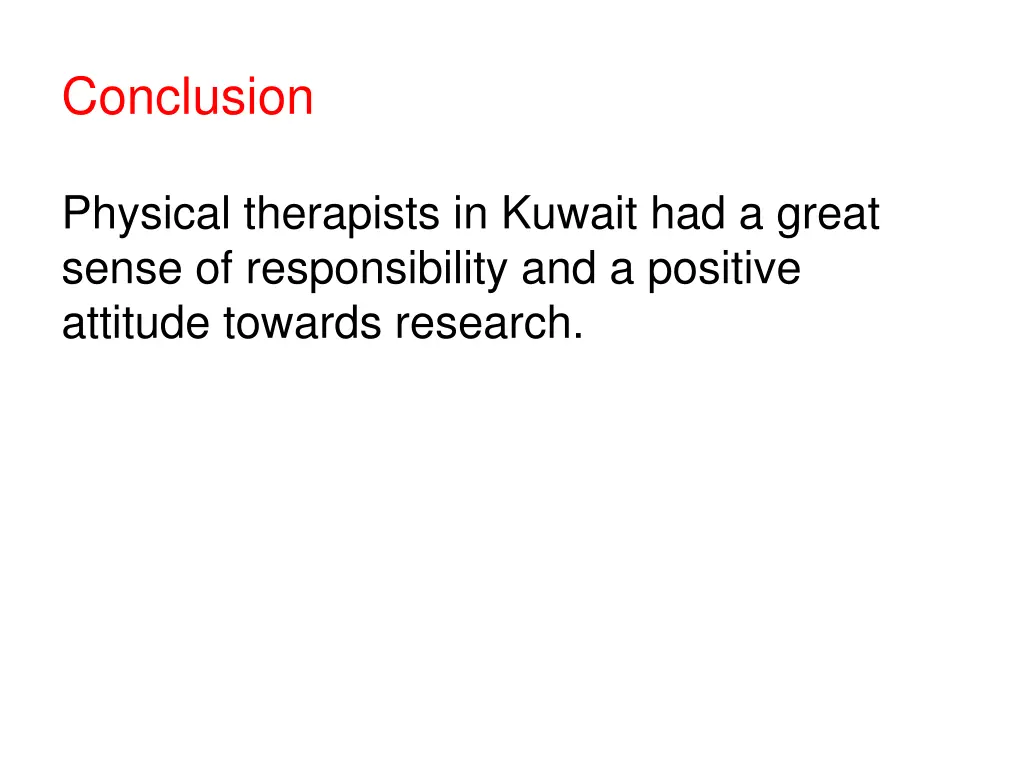 conclusion