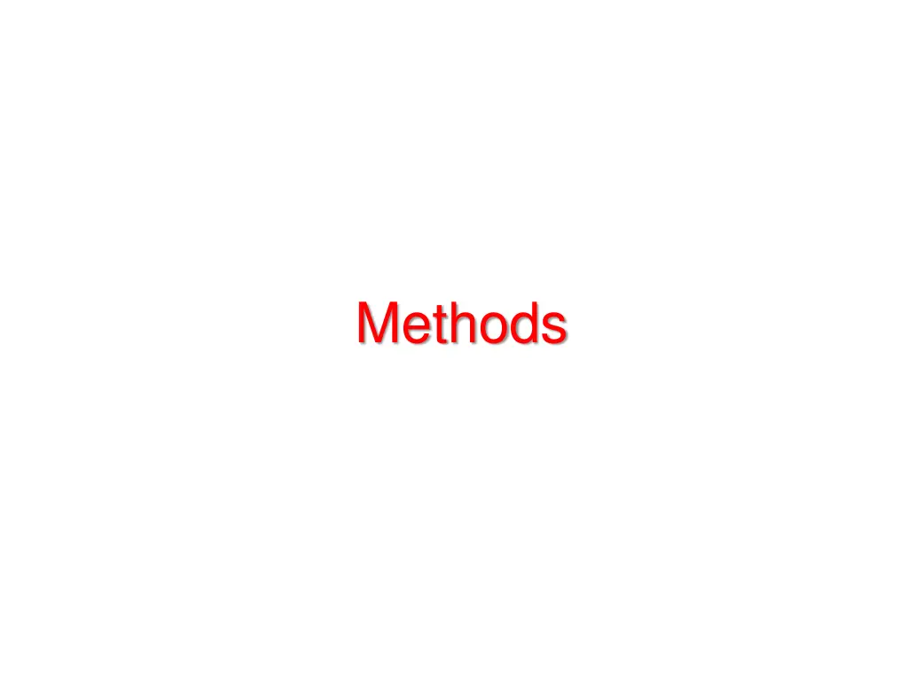 methods