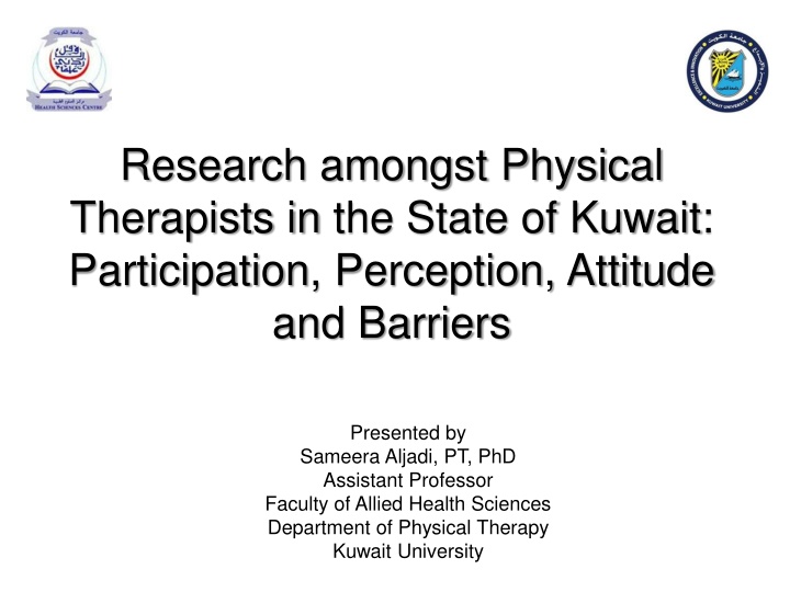 research amongst physical therapists in the state