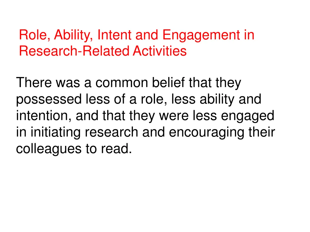 role ability intent and engagement in research 1