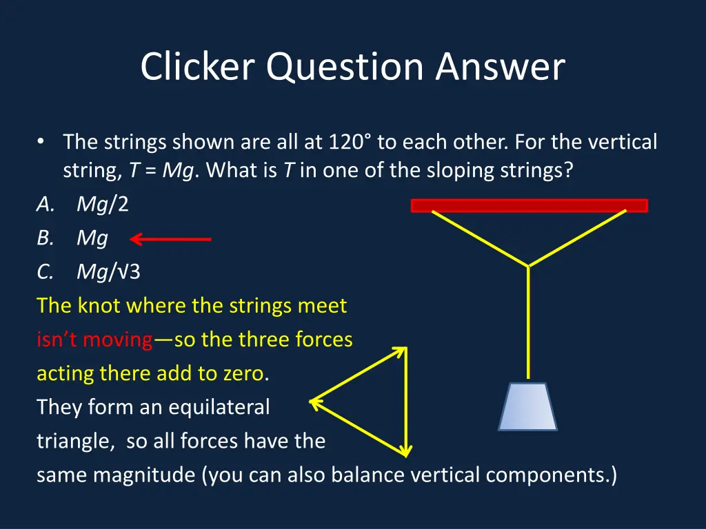 clicker question answer