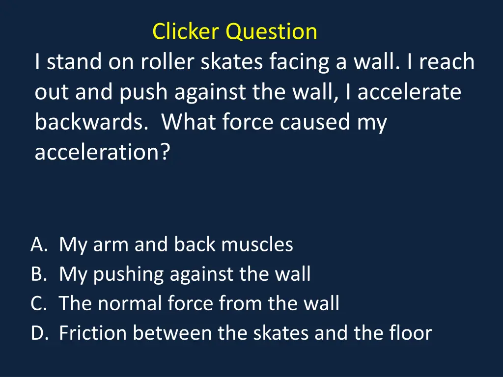 clicker question