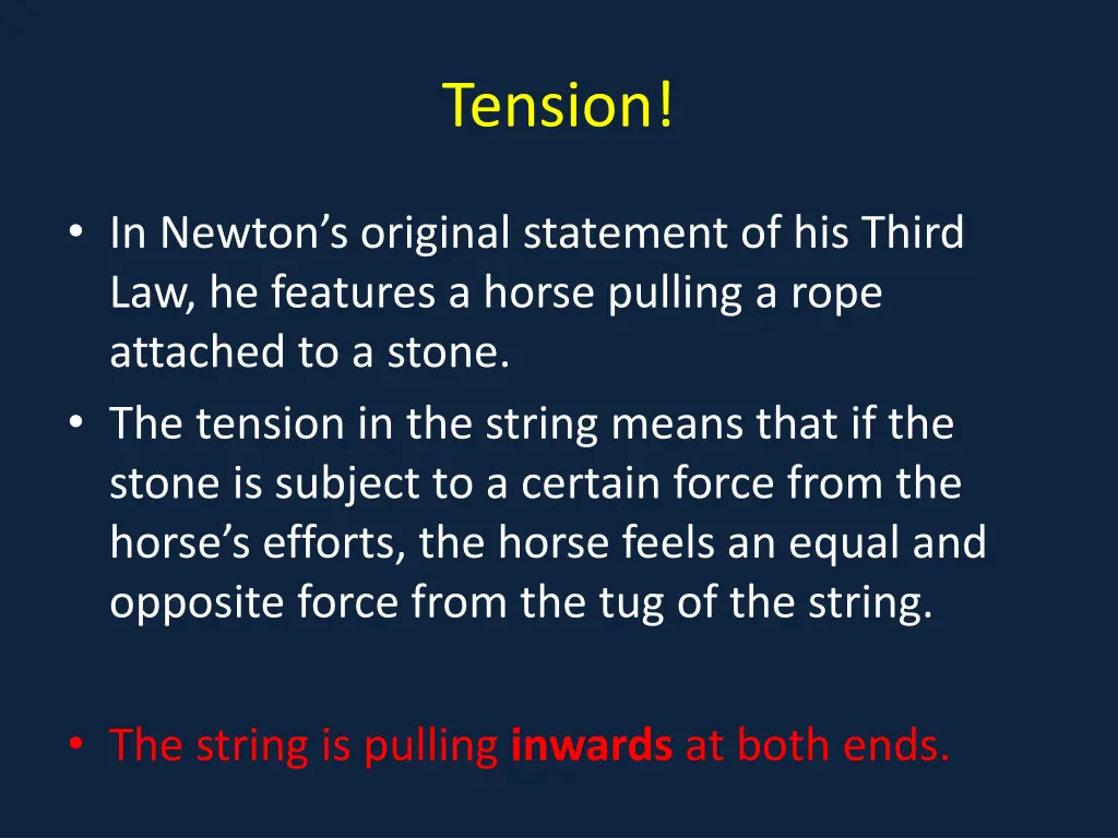 tension