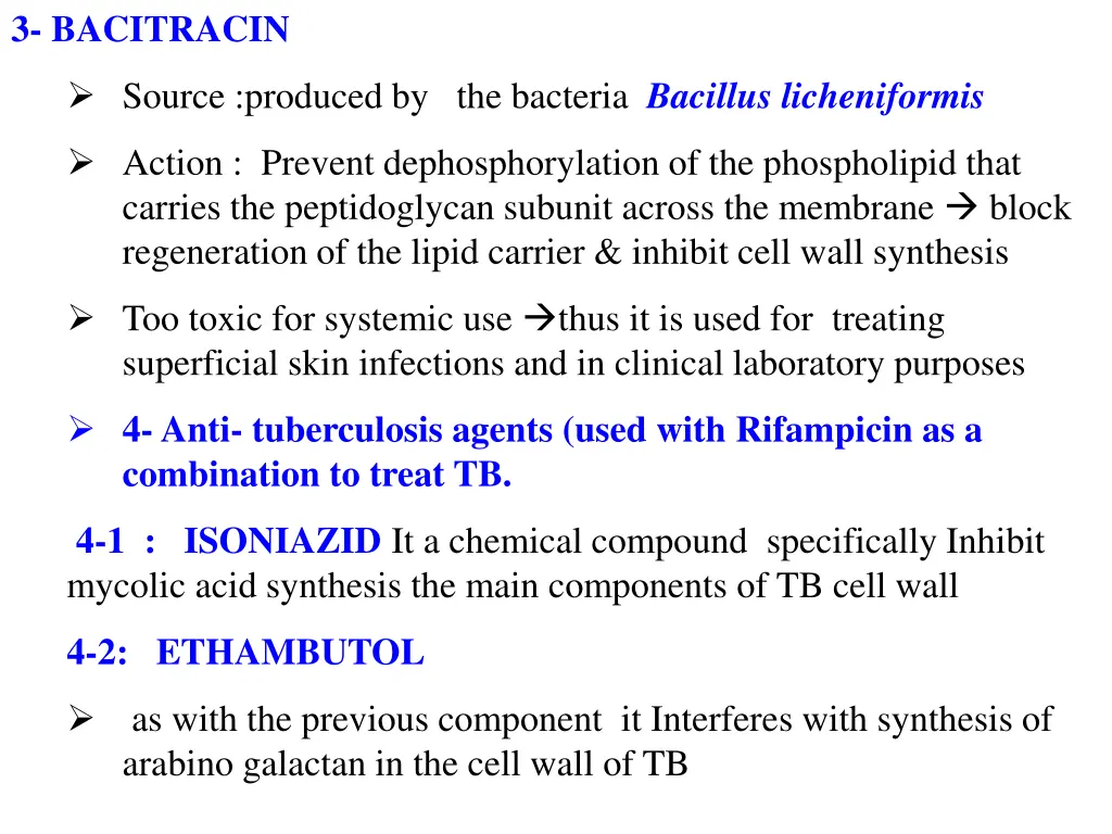 3 bacitracin