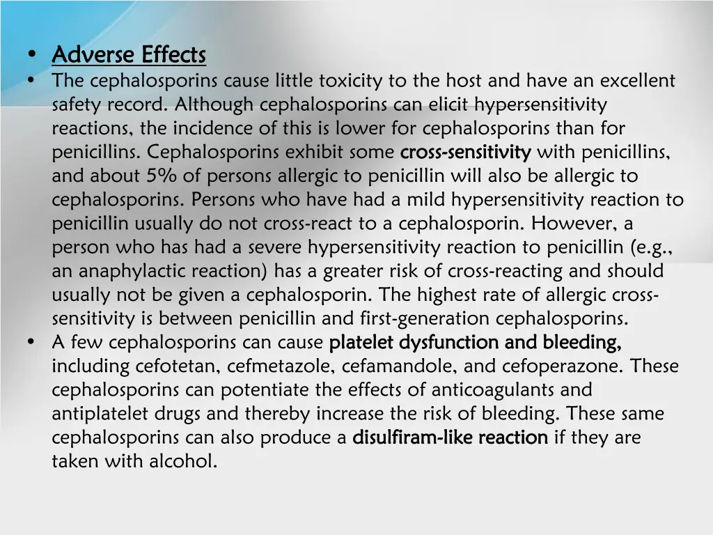 adverse effects adverse effects