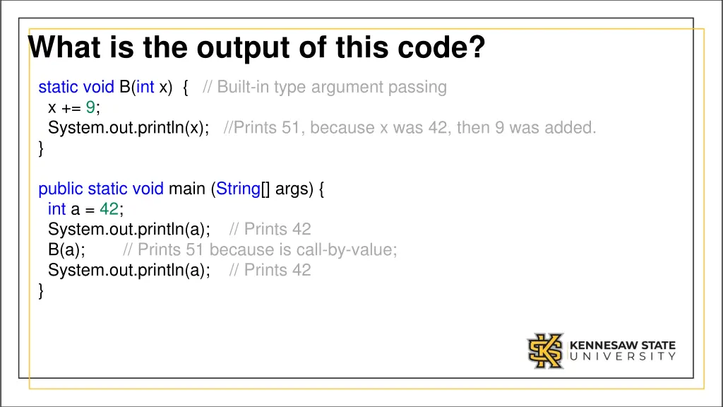 what is the output of this code