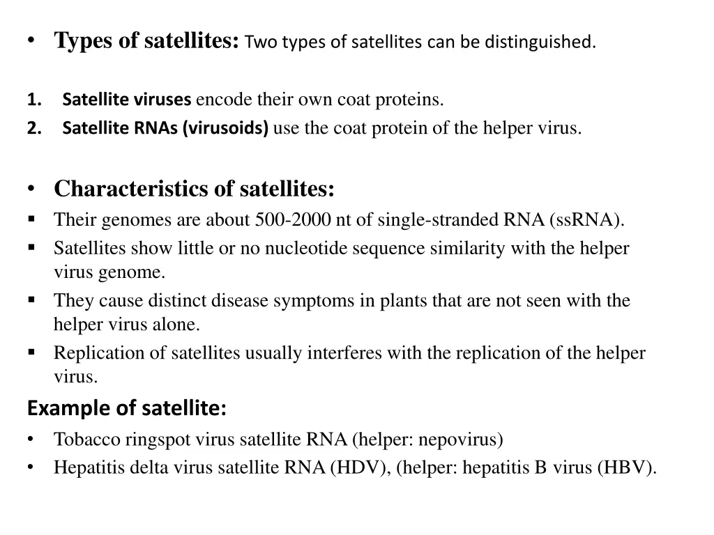 types of satellites two types of satellites