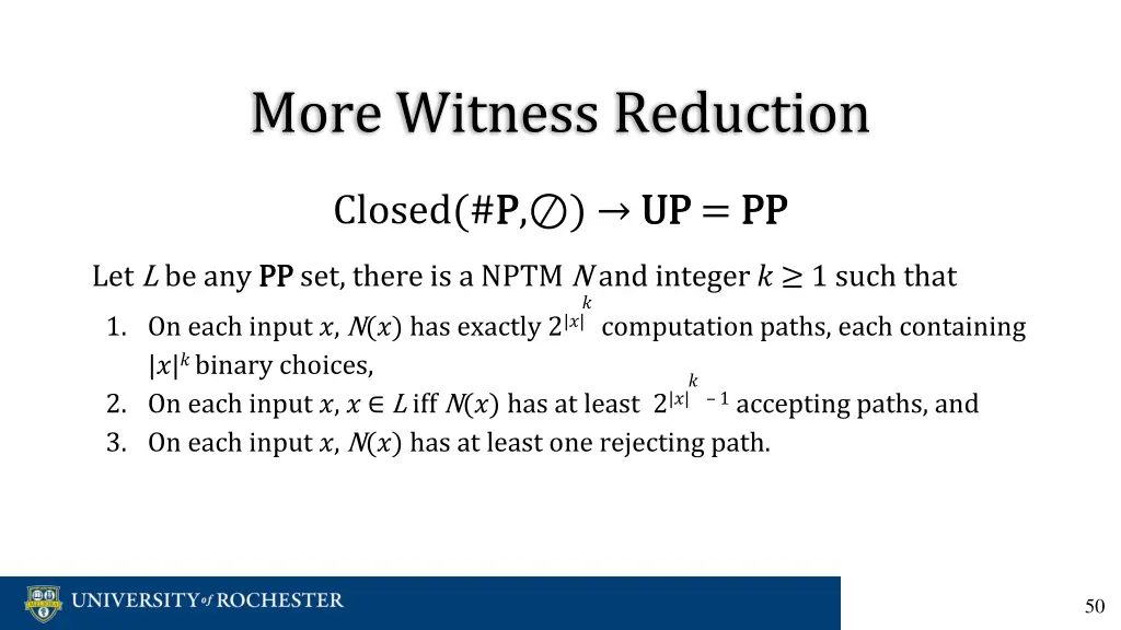 more witness reduction 2