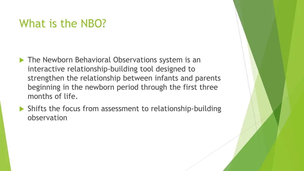 what is the nbo