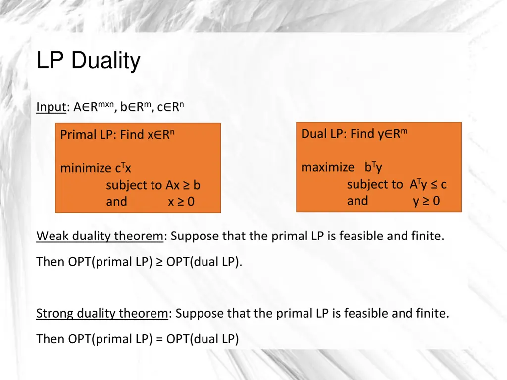 lp duality 6