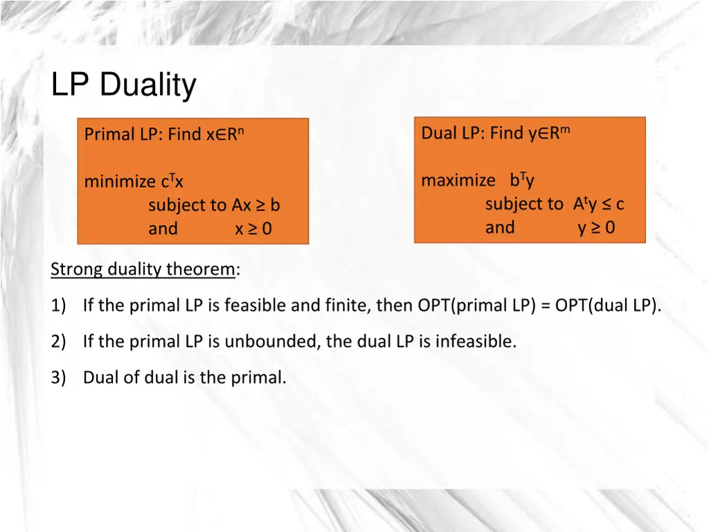 lp duality 7