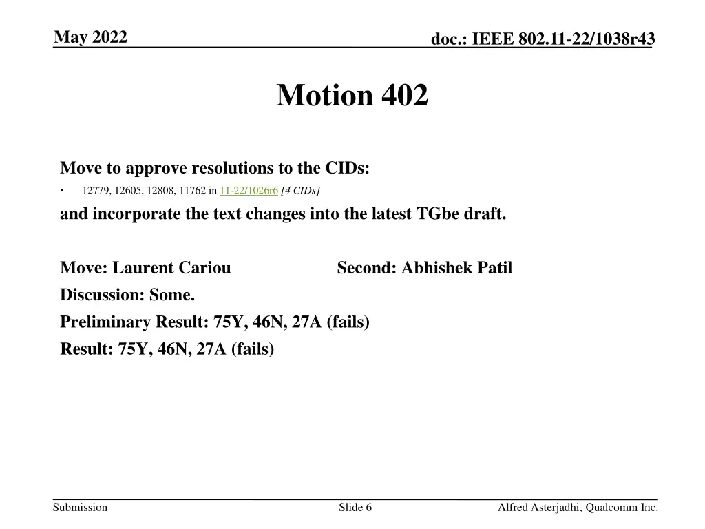 may 2022